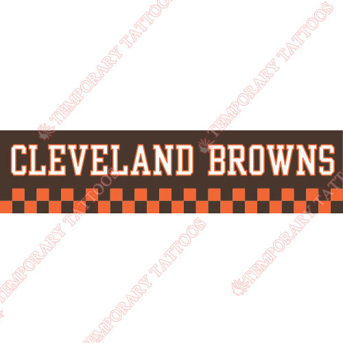 Cleveland Browns Customize Temporary Tattoos Stickers NO.485